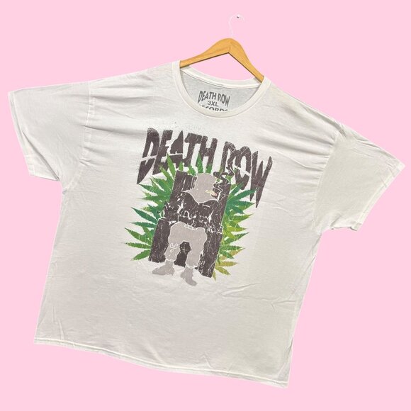 Death Row Records Electric Chair Logo Hip-Hop Tee 3XL - Picture 3 of 4